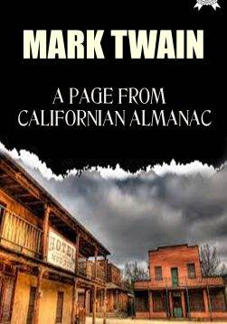 Книга A Page from a Californian Almanac  Mark Twain epub pdf fb2 формат обкладинка